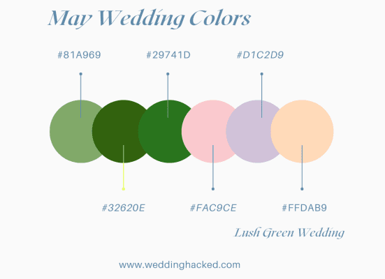 may wedding colors