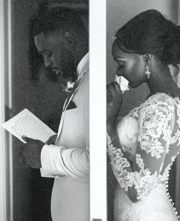 What is a first touch wedding reading a poem