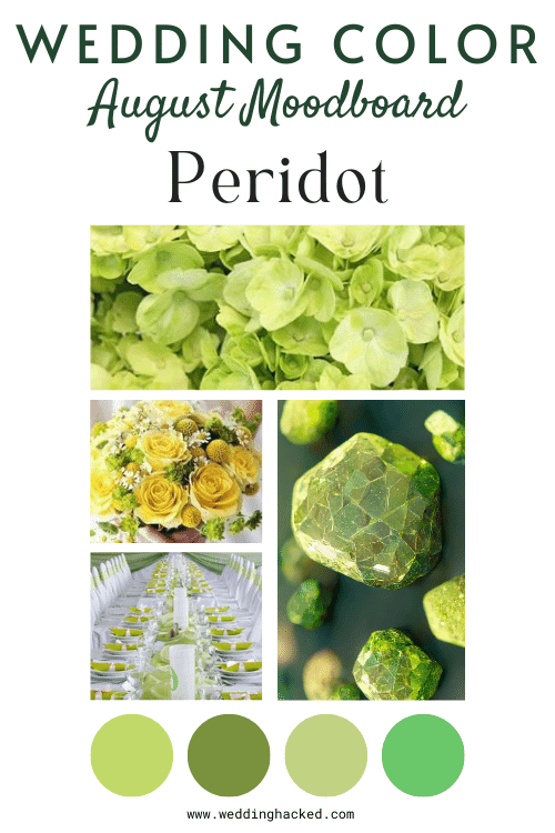 august-birth-stone-wedding-colors-peridot-lime-green palette scheme how to pick