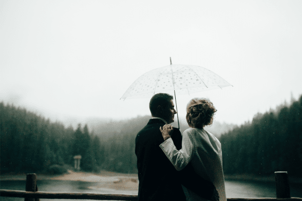 is rain on your wedding day good luck