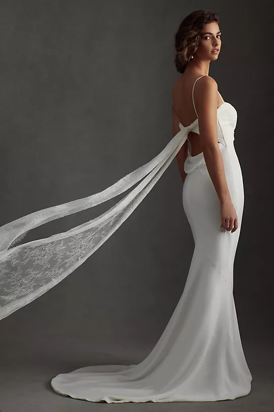 trumpet wedding dress- how to hide back fat