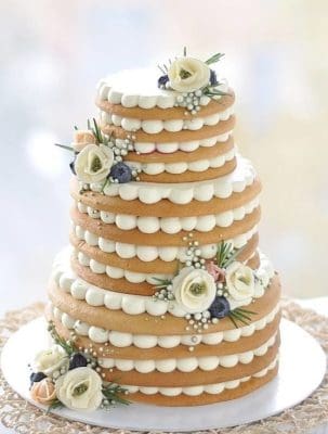 cookie wedding cake