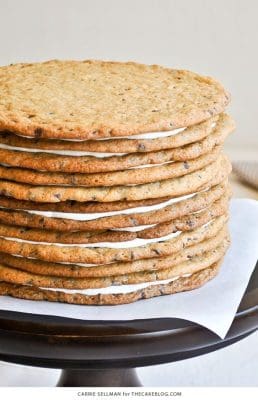 wedding cookie cake