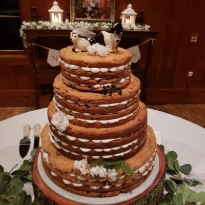 wedding cookie cake