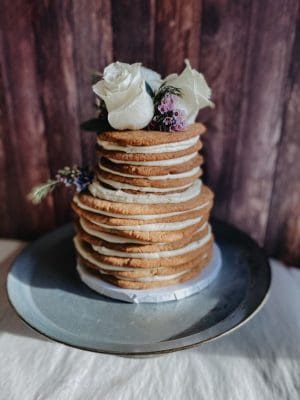 wedding cookie cake