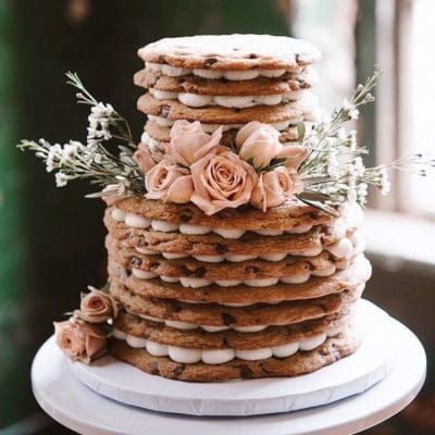 wedding cookie cake