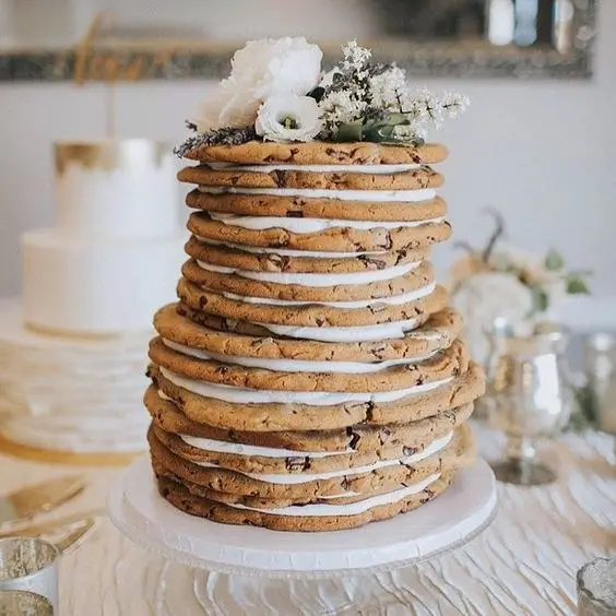 wedding cookie cake