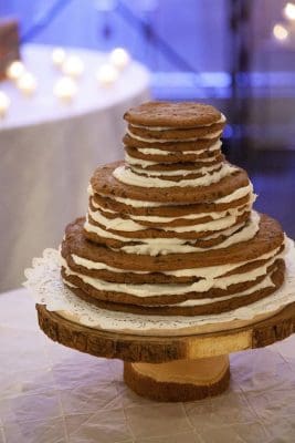 wedding cookie cake