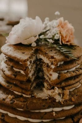 wedding cookie cake