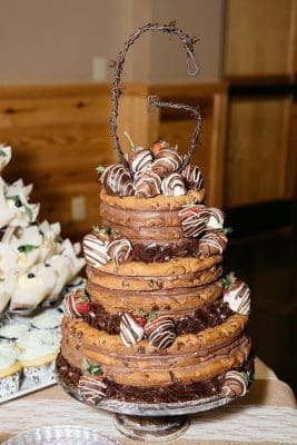 wedding cookie cake