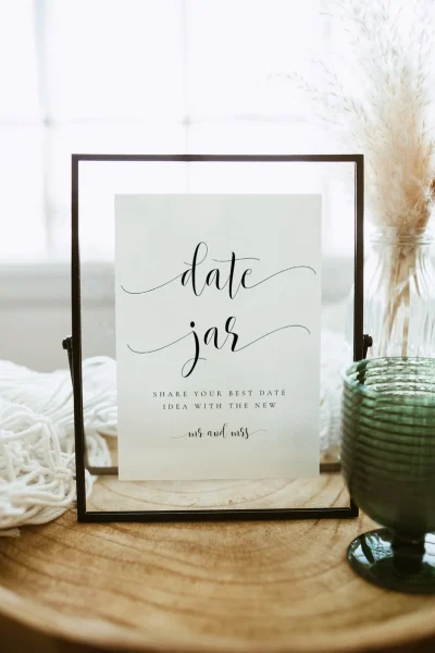 date night jar ideas wedding guest book alternatives