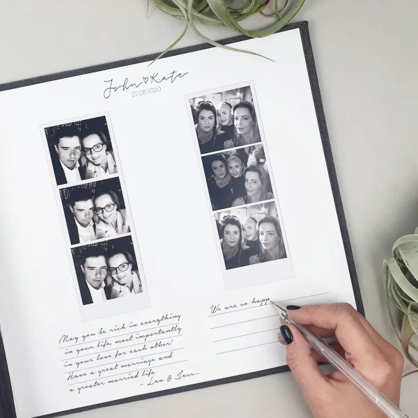 wedding guest book alternatives personalized photobooth