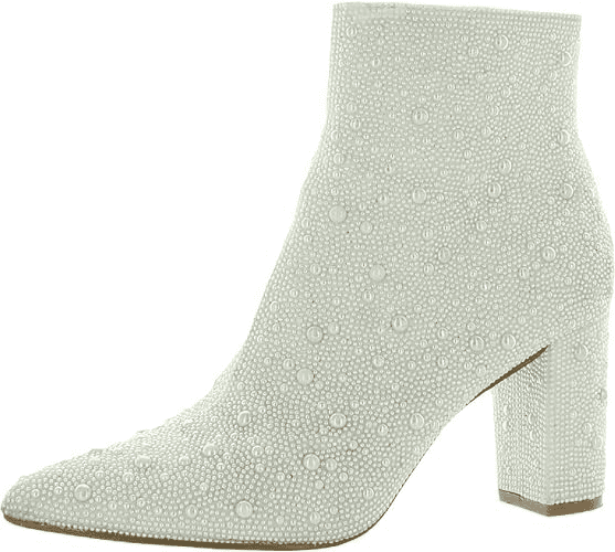 rhinestone ankle boots