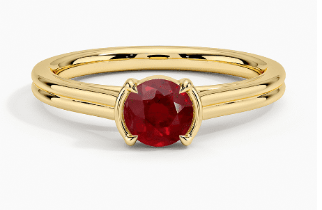 magical ruby engagement ring