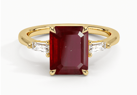 magical ruby engagement ring