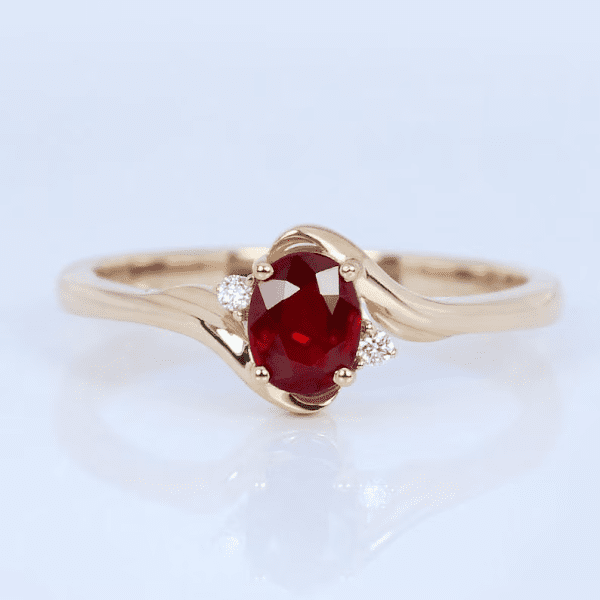 ruby magical engagement ring