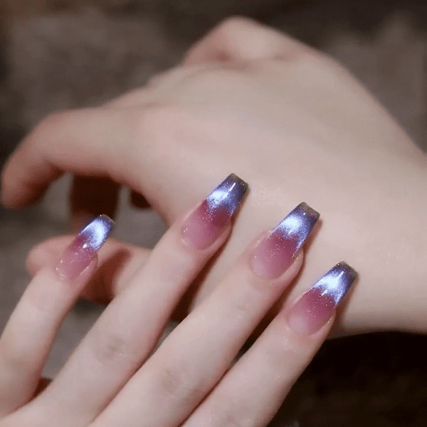 classy coffin fall nails, almond fall nails, fall ombre nails