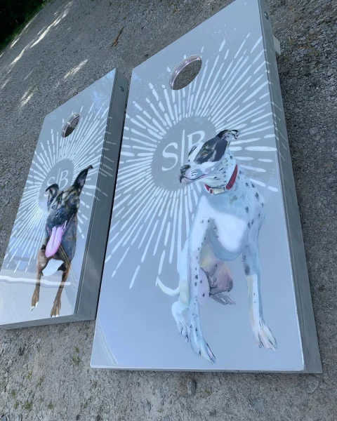 32 Wedding Cornhole Boards (+ Accessories) For Your Outdoor Wedding