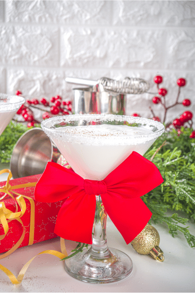 winter wonderland cocktails white vanilla martini