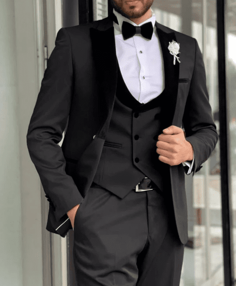 winter-wedding-suits-tuxedo-black