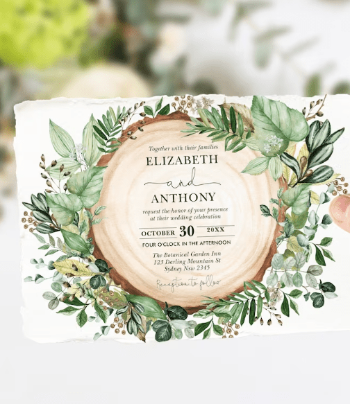 brunch-wedding-invitation-ideas-leaves-and-nature