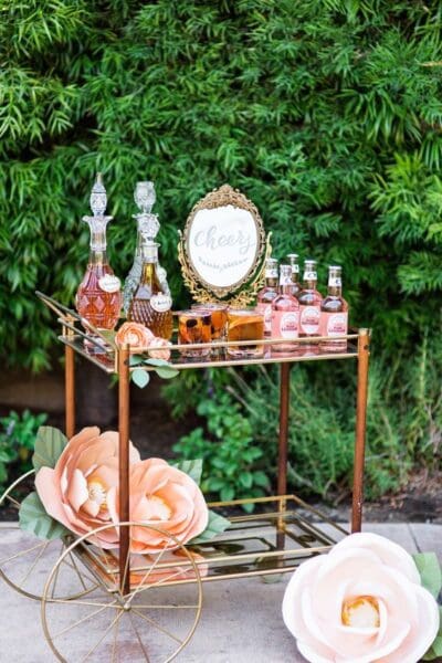 brunch-wedding-wedding-drinks-ideas-self-serve-bar-cart