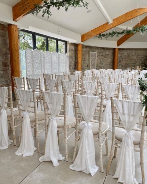 wedding-draping-cost-and-ideas-chairs-bow