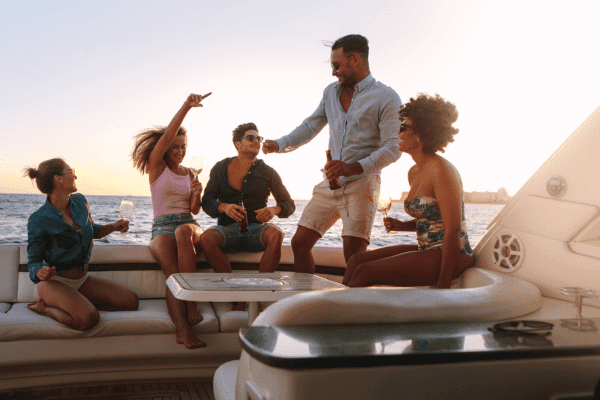 bachelor vs bachelorette party ideas yacht party