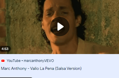 salsa-wedding-songs-marc-anthony valio la pena