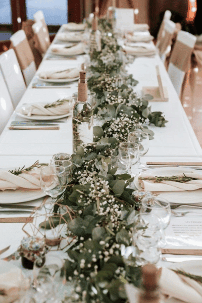 Eucalyptus Long Wedding Table Decor
