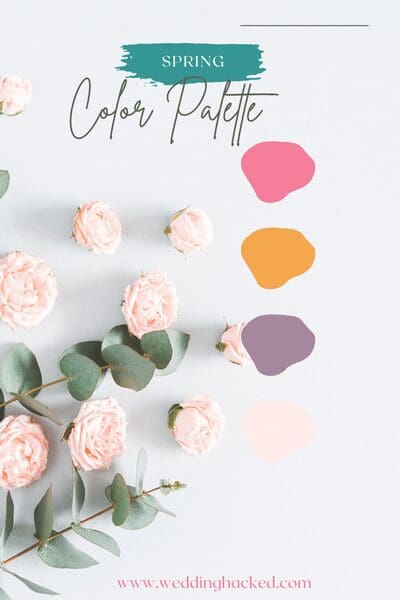 15 Best Wedding Colors & Color Palette For Spring 2024