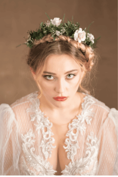  floral crown wedding