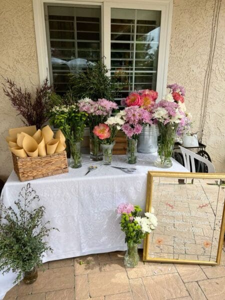 diy-flower-bar-bridal-shower