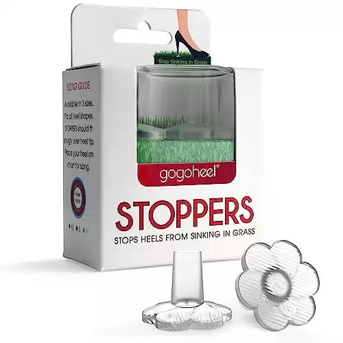 GoGoHeel STOPPERS Heel Protectors – Stops Sinking into Grass