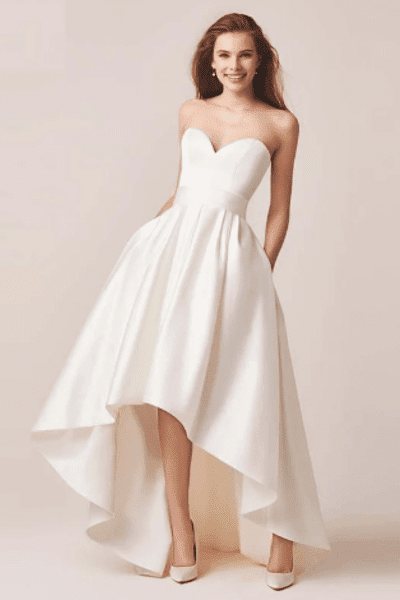 High Low wedding dress