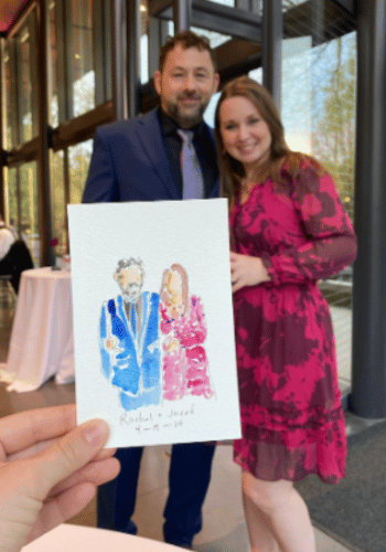 Live Wedding Painting