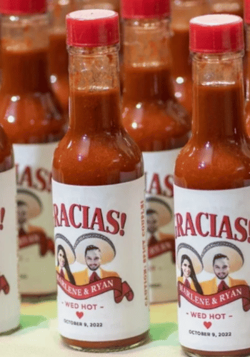 Personalized Photo Hot Sauce Labels for Hot Sauce