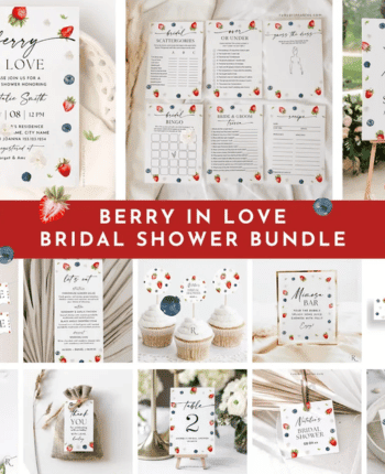 Berry in Love Bridal Shower Bundle