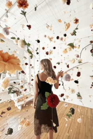 Bloom Hanging Flower Garland Installation