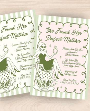 Found Her Perfect Matcha Bridal Shower