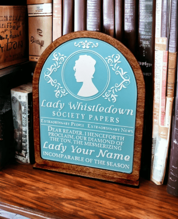 Lady Whistledown Bridgerton Personalized Society
