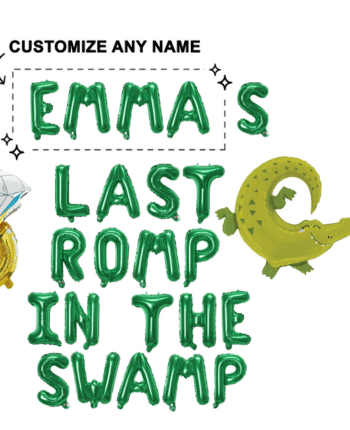 Last Romp In The Swamp Bachelorette Balloon Banner
