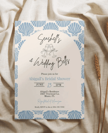 Seashells and Wedding Bells Bridal Shower