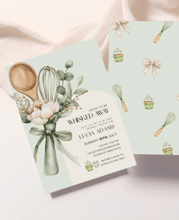 Whisked Away Bridal Shower Invite