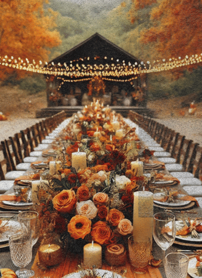 fall in love themed bridal shower ideas