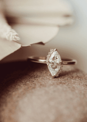 2.0 Ct Colorless Moissanite Wedding Ring