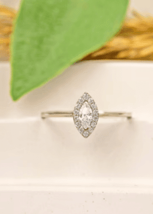 Marquise CZ Diamond Ring