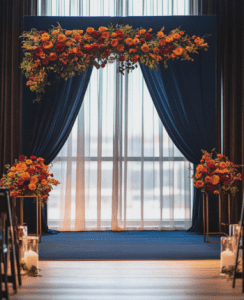 51 Stunning Navy Blue & Burnt Orange Fall Wedding Ideas - Wedding Hacked