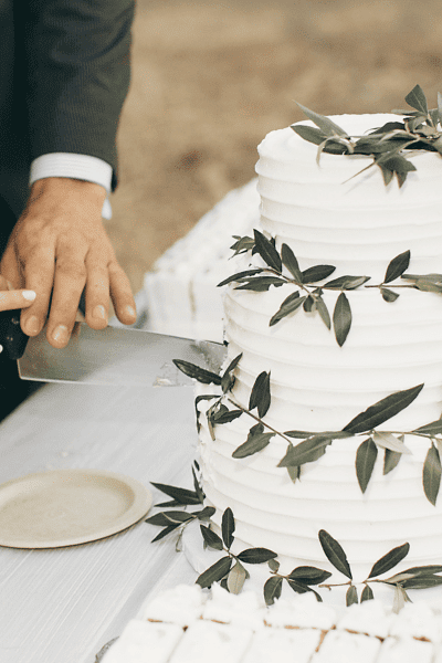 wedding reception cake cutting photography shot list