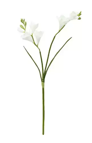 20" Lifelike Real Touch Artificial Freesia Stem Sprays 8 Blooms